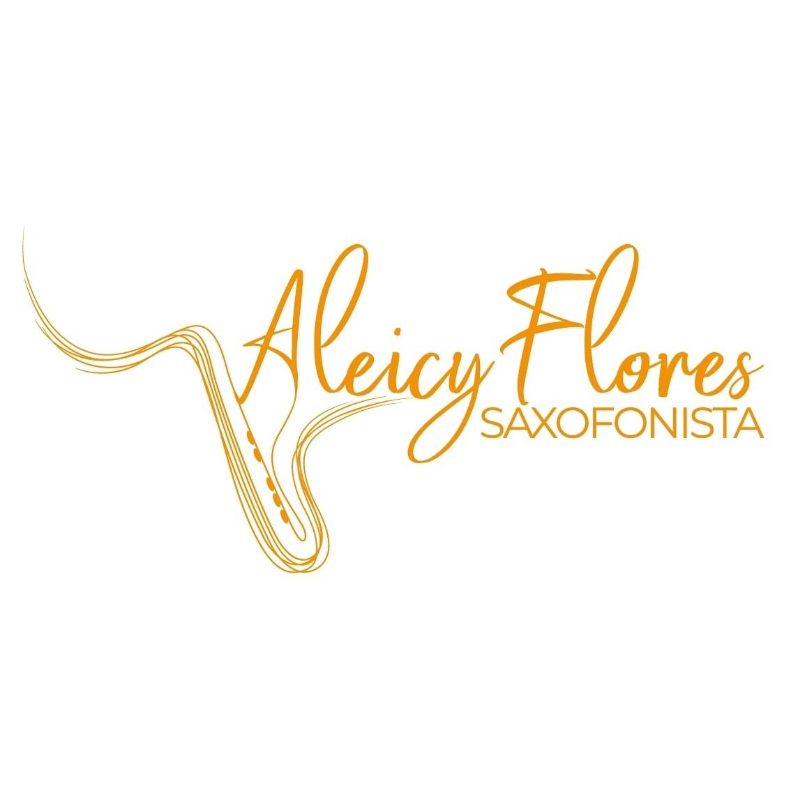 Logo Aleicy Flores Saxofonista